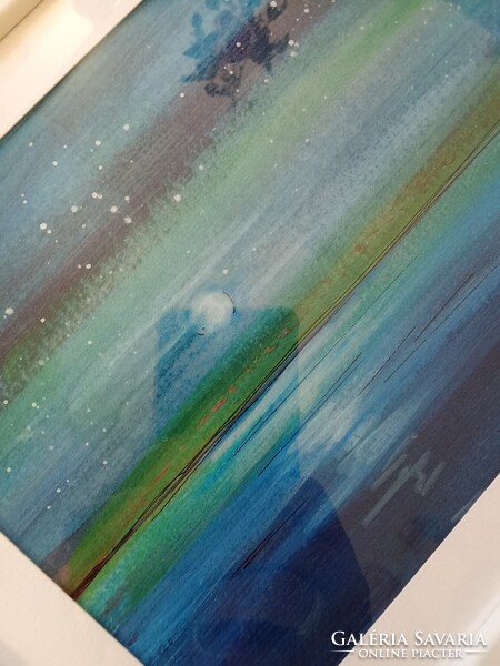 8 db új keretezessel grafika,akvarell