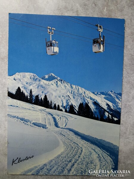 Svájc, Klosters- Madrisa, hegyi libegő, 1969