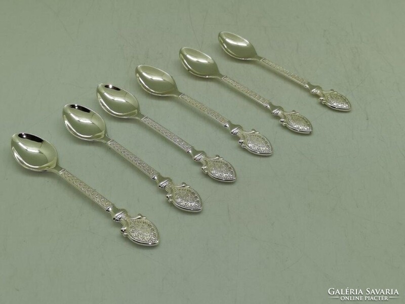 Ezüstözött kiskanál 6db. (20206)