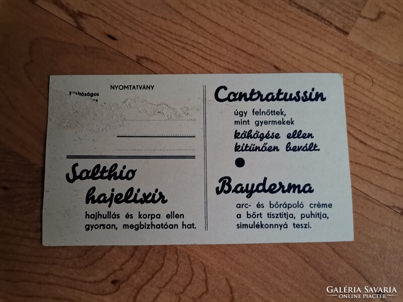 Bayerlax reklám képeslap