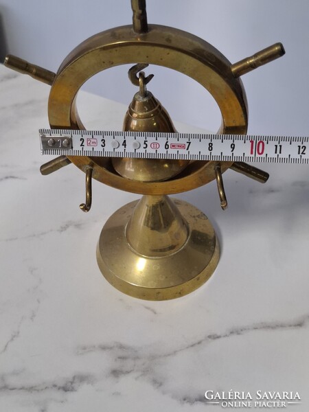 Réz asztali csengő dísztárgy