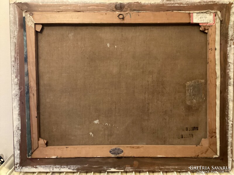 Ilosvai Varga István ( 1895 - 1978 ) - Falusi utcakép .