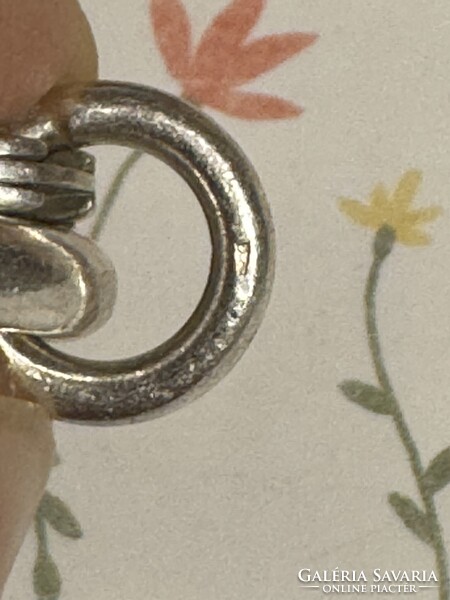 Egyedi ezüst nyaklánc,horgonylánc mintázattal