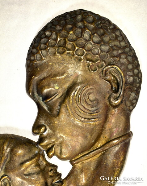ANYA GYERMEKKEL ... ORIENTALISTA ART DECO BRONZ RELIEF