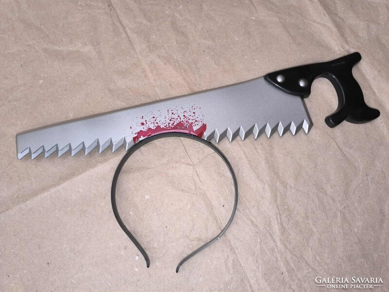 Fűrész hajpánt farsangra, Halloween-re