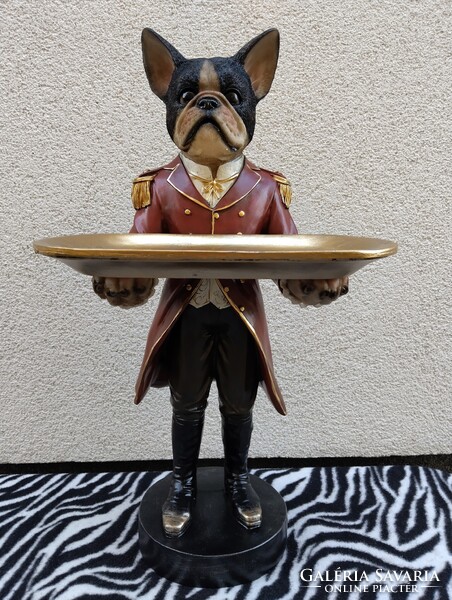 Francia bulldog szobor