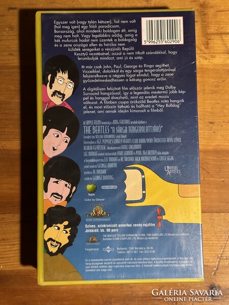 Beatles bontatlan vhs kazetta