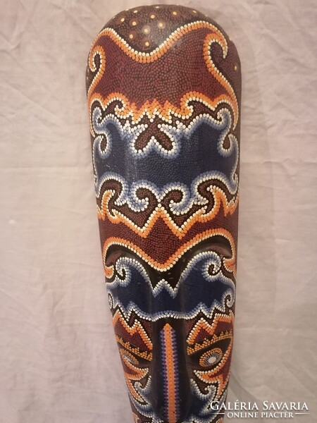 Fából készült, afrikai maszk