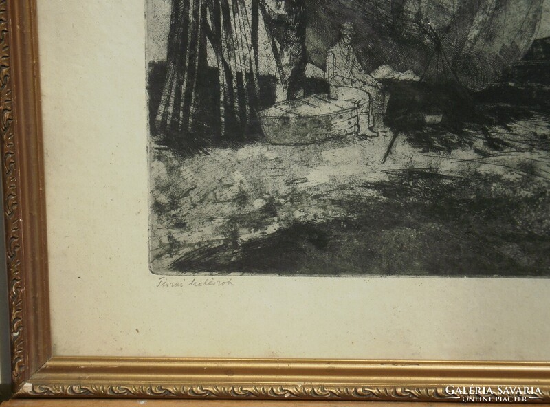 (N) Blahos Rudolf (1914-1986) : Tiszai halászok