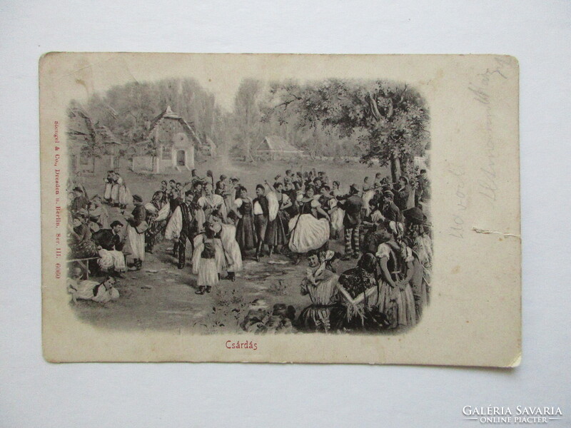 1901. Magyar folklór, népviselet-Csárdás (32)