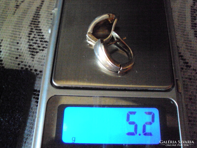 Ezüst fülbevaló 4 pár egybe vagy külön