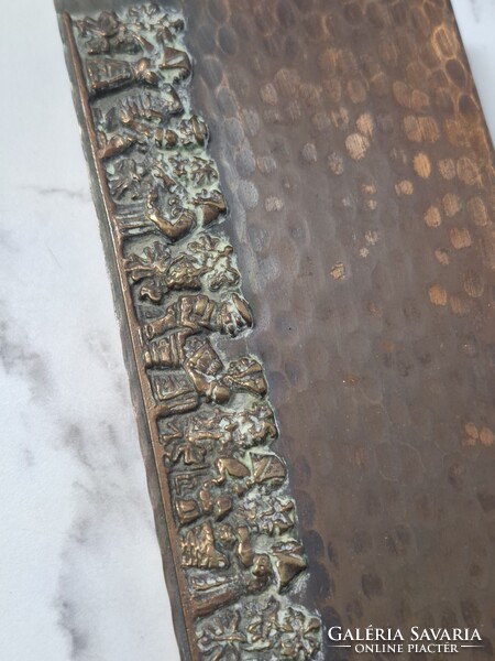 Réz antik ékszeres doboz