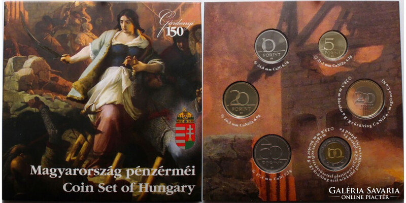 Magyarország Pénzérméi Forgalmi sor 2013 PP Egri Csillagok Gárdonyi 1000 Forinttal