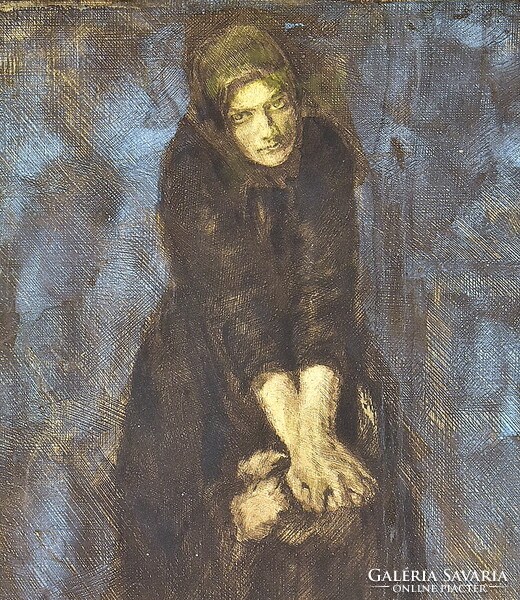 Fényes Adolf (1867 - 1945) és Prihoda István (1891 - 1956) MEGPIHENŐ ASSZONY