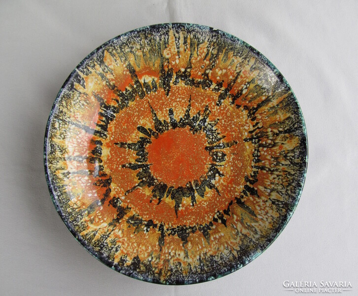 Bodrogkeresztúri kerámia fali tál