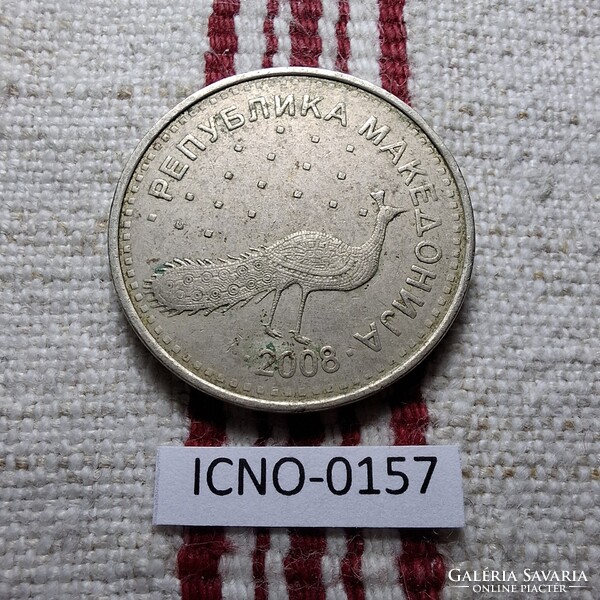 Észak-Macedónia 10 Dénár 2008 VF