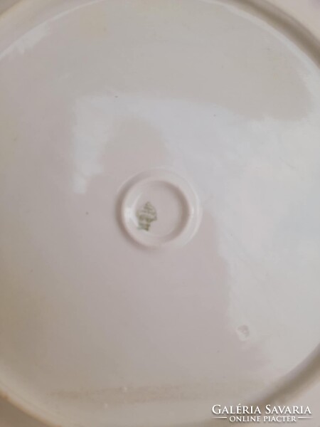 Zsolnay tollazott nagy kerek kinalo-torta tal