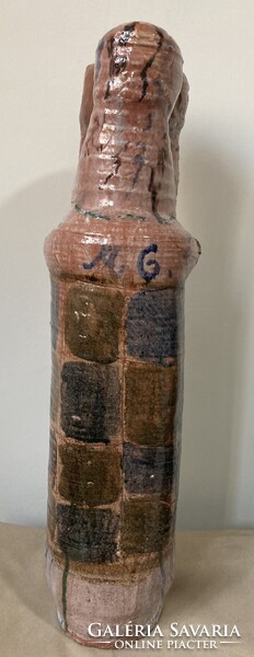 Geszler Mária - Ölelkező pár (nagy méretű kerámia váza)