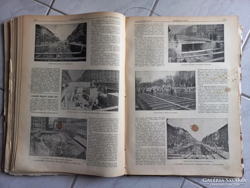 Antik Vasárnapi Újság 2-26.sz. kötésben 1896 - Milleniumi kiállítás-Yacht-raj, Ferencz Ferdinánd stb
