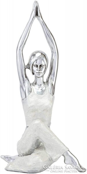 Jógázó nőalak szobor (28316)