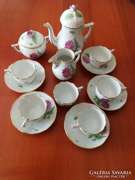 Herendi porcelán Tertia kávéskészlet "RÉGI"!