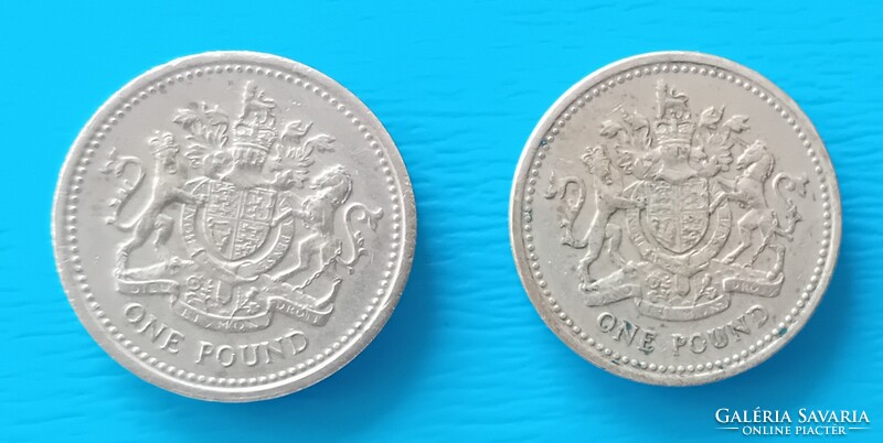 2 db  ritka angol Font , 1983  évi , egyiken fordított peremírat