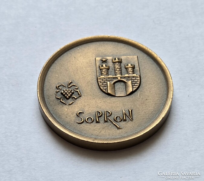 Sopron bronz emlékérem