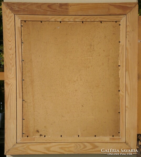 (N) Halasi Horváth István (1904-1994) : Fák, kazlak