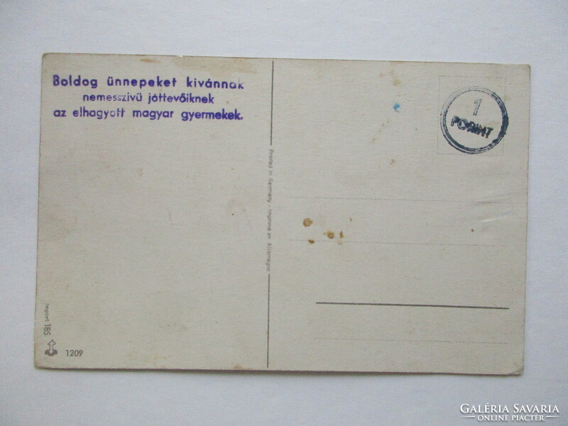 1930-40 körül. Újévi üdvözlőlap (54)