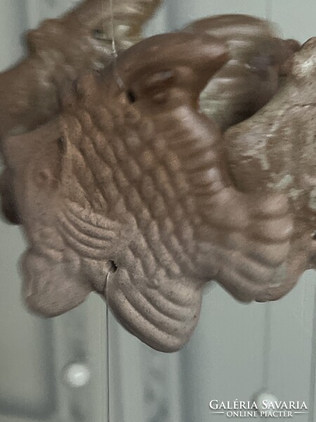 Tündéri egyedi kerámia szélcsengő.