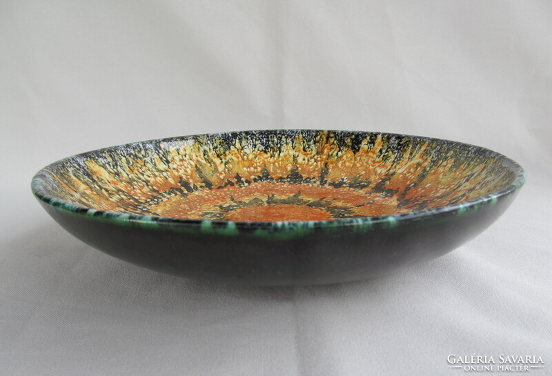 Bodrogkeresztúri kerámia fali tál