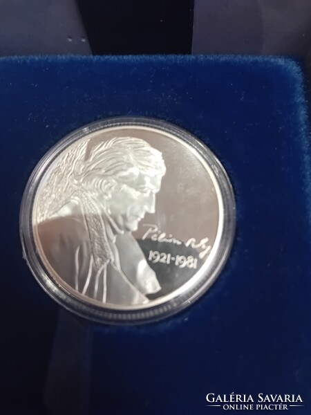 Magyarország,10000 forint 2021  - Pilinszky János UNC ezüst 31.46g 925