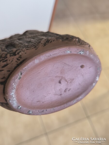 Német , kerámia dísz üveg,asztalközép kínáló  eladó!