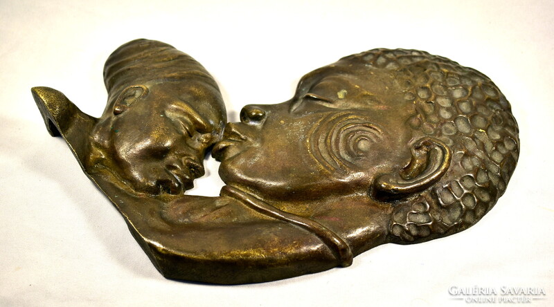 ANYA GYERMEKKEL ... ORIENTALISTA ART DECO BRONZ RELIEF