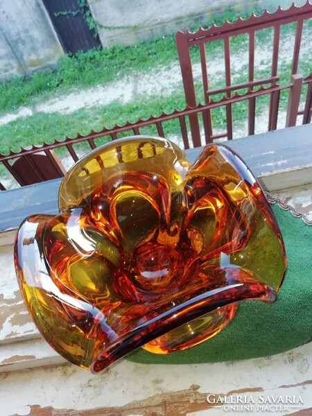 Art deco üveg kínáló 11cm x18 cm  ritka szépségek kerülnek ma fel az oldalra