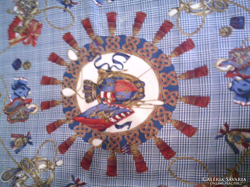 Vintage Codello valódi silk selyemkendő
