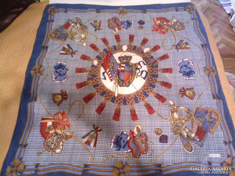 Vintage Codello valódi silk selyemkendő