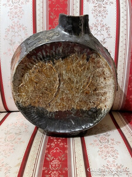 Zsolnay pirogránit padlóváza..40cm magas..