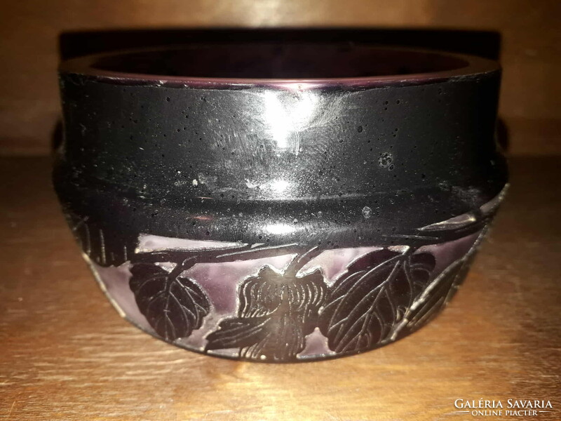 Szecessziós üveg / Delatte-Nancy.