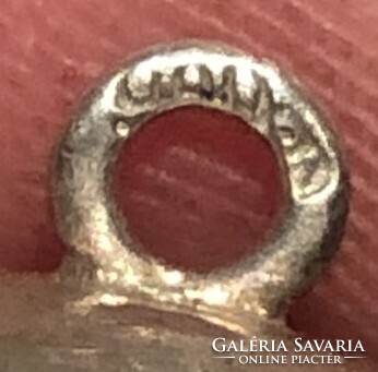 Art Deco ezüst rúzstartó 900/1000, háromszög 3 jellel, 1920-1940 közötti