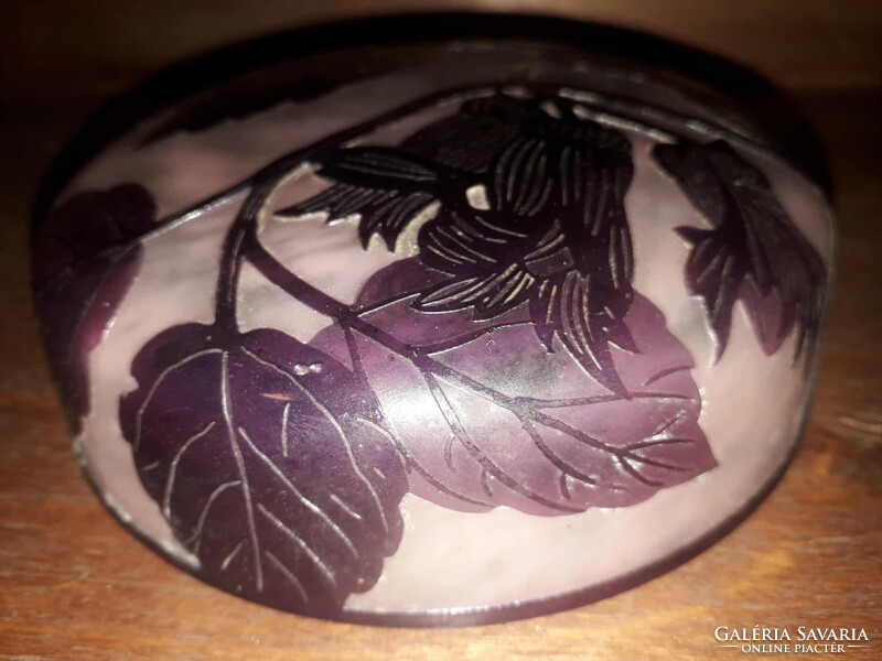 Szecessziós üveg / Delatte-Nancy.