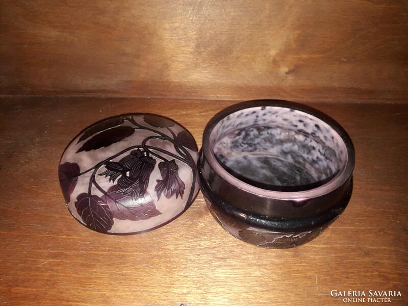 Szecessziós üveg / Delatte-Nancy.