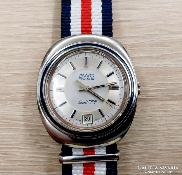 BWC TRANSI TRONIC SVÁJCI FÉRFI KARÓRA ÓRA!