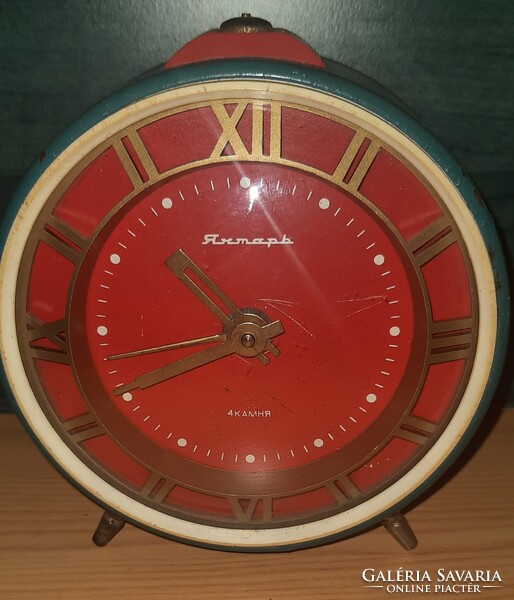 Régi szovjet Slava asztali ébresztőóra