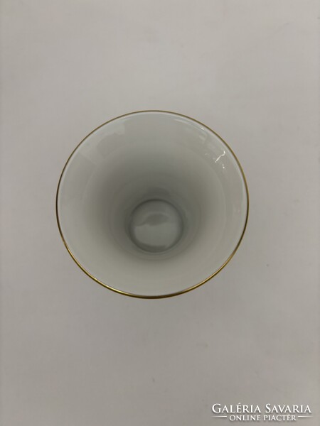 Herendi Rothschild mintás kis porcelán váza 1. osztályú hibátlan