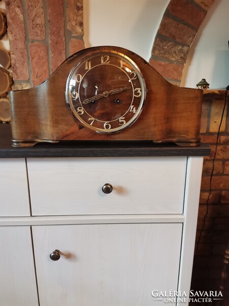 Art Deco asztali vagy kandalló felesütős Bim-Bam óra