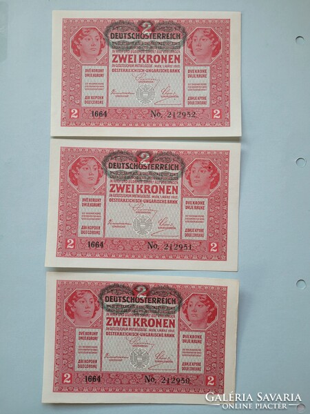 SORSZÁMKÖVETŐ 2 KORONA-KÉT KORONA 1917