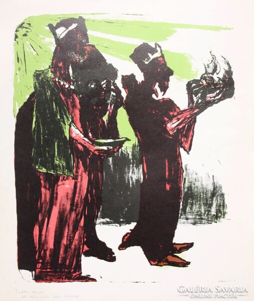 Emil Nolde: "A szent három királyok"
