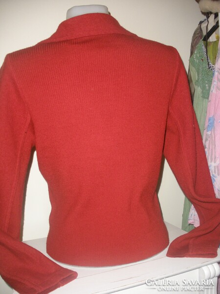 Taifun gyapjú kötött kabát, karcsúsított