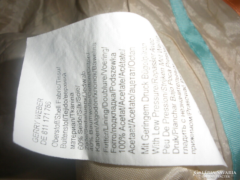 Gerry Weber selyem - pamut blézer, zakó